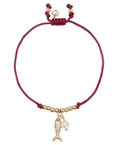 kate spade new york Gold-Tone Summer Daze Fish Cord Bracelet