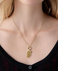 kate spade new york Gold-Tone Tassel Pendant Necklace