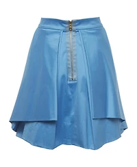Pre-Owned Versace Women's Satin Pleated Mini Skirt