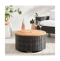 Safavieh Anguilla Wicker Outdoor Coffee Table