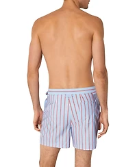 Reiss Men's Presley Pinstripe Side-Adjuster Swim Shorts