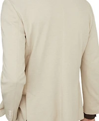 Reiss Men's Gerrard Tailored Fit Textured Jersey Single-Breasted Suit Blazer