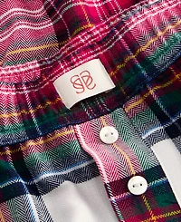 State of Day Women's Flannel Boxer Shorts, Macy's Exclusive