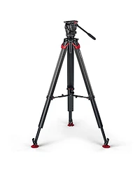 Sachtler aktiv8 Sideload Fluid Head System with flowtech75 Tripod and Mid-Level Spreader