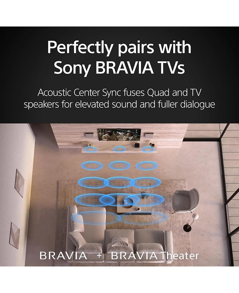 Sony K55XR80 55 Inch Imax Enhanced Bravia Oled 4K Hdr Google Tv with a Sony Ht-A9M2 4.0.4 Ch Bravia Theater Quad Soundbar (2024)