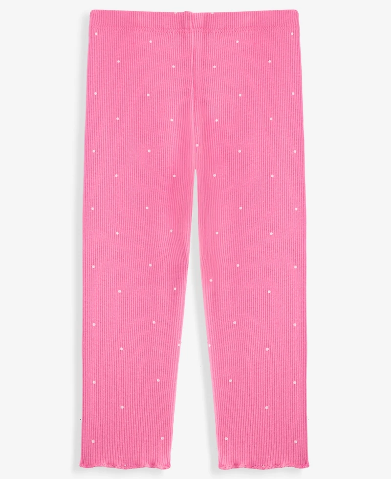 First Impressions Baby Girls' Mix & Match Dot-Print Rib Leggings, Macy's Exclusive