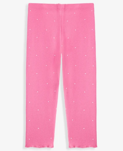 First Impressions Baby Girls' Mix & Match Dot-Print Rib Leggings, Macy's Exclusive