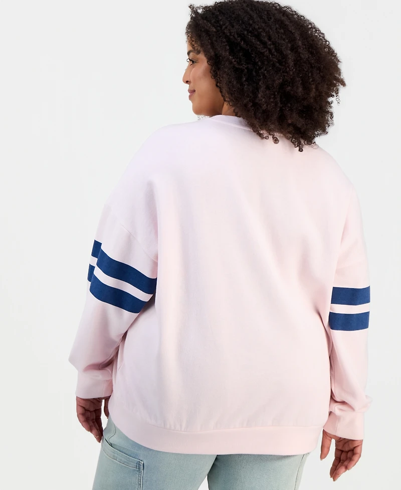 Rebel Veil Trendy Plus Fleece Crewneck Sweatshirt