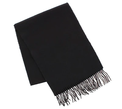 Trafalgar Men's The Windsor Merino Wool Solid Color Knit Neck Scarf