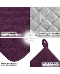 1-Pack Pot Holders for Kitchen Heat Resistant Cotton