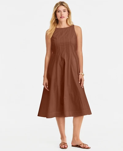On 34th Women's Seamed Boatneck Midi Dress, Macy's Exclusive