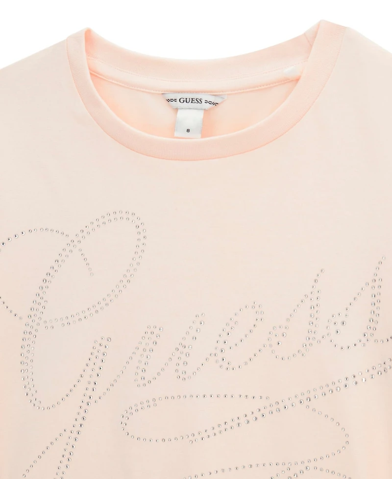 Guess Girls' 7-16 Stretch Jersey Short-Sleeve Dress