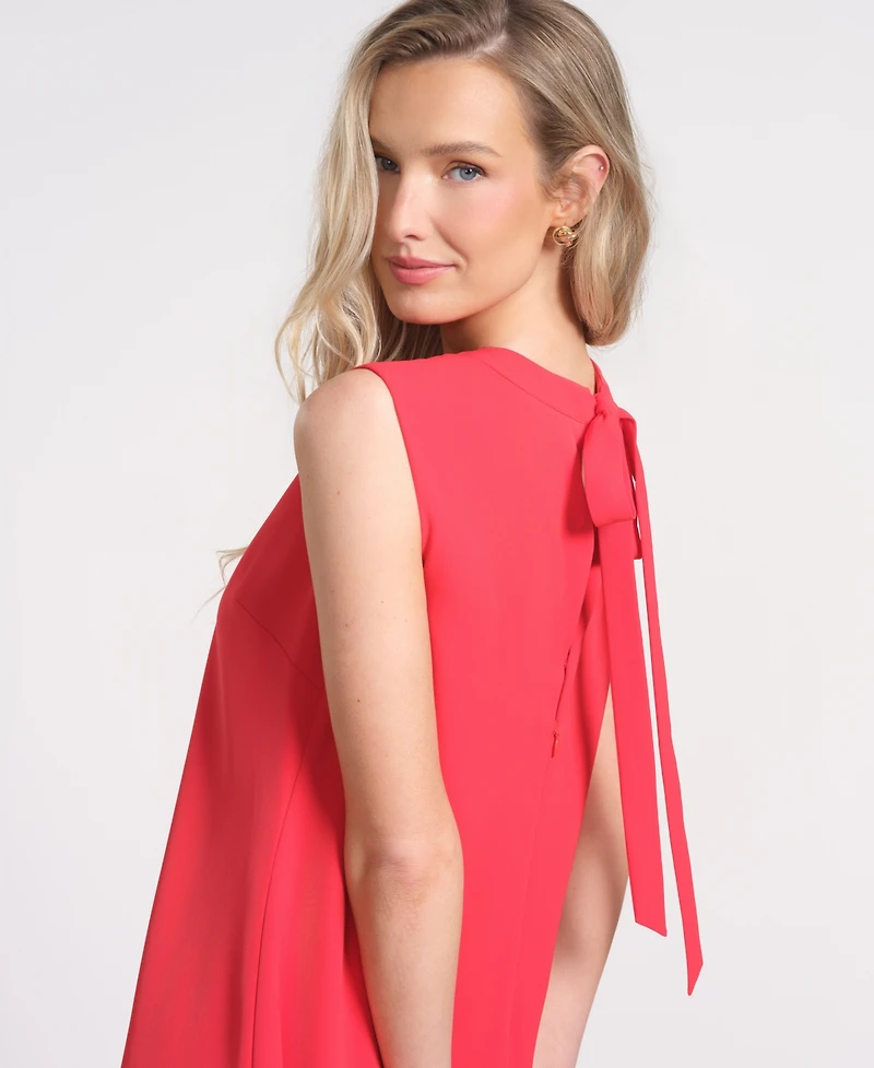 Isaac Mizrahi Women's Crewneck Sleeveless Dress