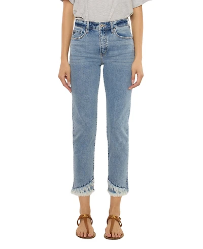 KanCan Essential Women's Clover High Rise Straight Jeans