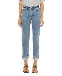 KanCan Essential Women's Clover High Rise Straight Jeans