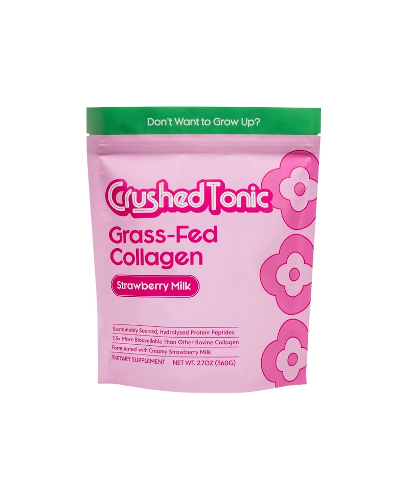 Crushed Tonic Strawberry Milk Collagen Supplement
