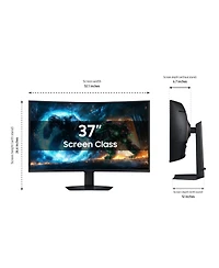 Samsung 37-in Odyssey G7 (G75F) Wuhd, 180Hz, Curved Gaming Monitor, 1ms Response