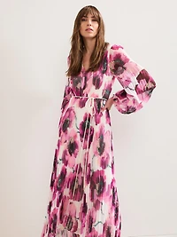 Phase Eight Women's Natalia Floral Pleated Maxi Dress