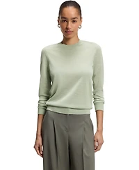 Boss by Hugo Women's Merino Wool Slim-Fit Sweater