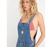 Good American Women's Cotton Dungaree Dress