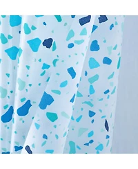 Rt Designers Collection 90GSM Peva Glit Printed Terrazzo Shower Curtain 70" x 72"