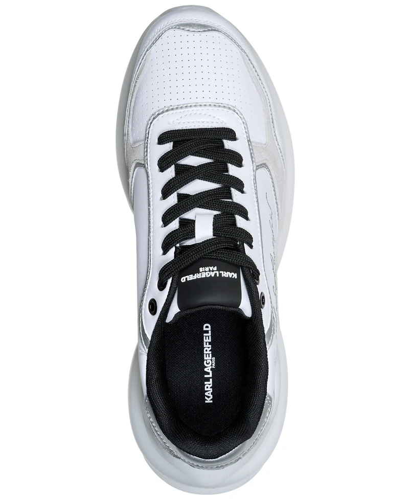 Karl Lagerfeld Men's Side Logo Embroidered Runner Gaetan Sneakers