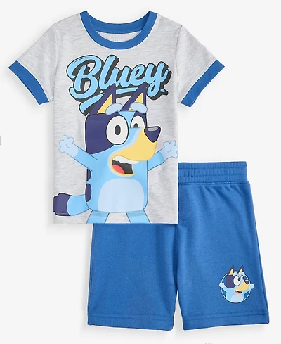 Epic Threads Toddler Boys' (12M-5T) Bluey Happy T-Shirt & Shorts Set, Macy's Exclusive