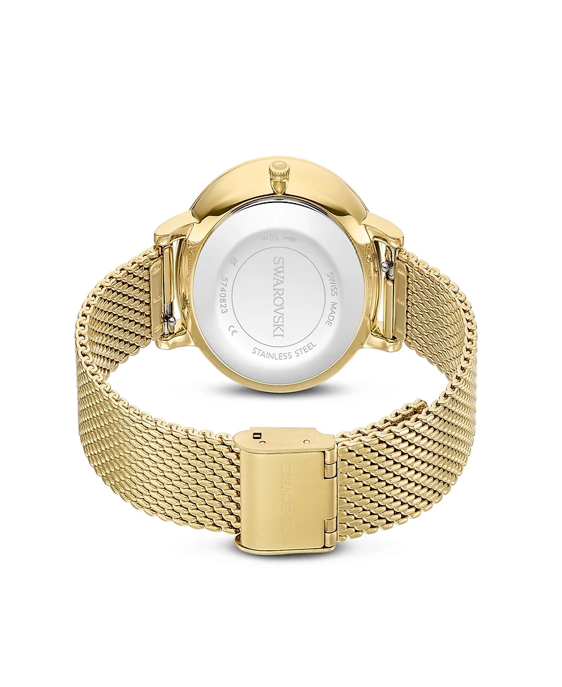 Swarovski Clarica Swiss Metal Bracelet Watch 35 x 35mm