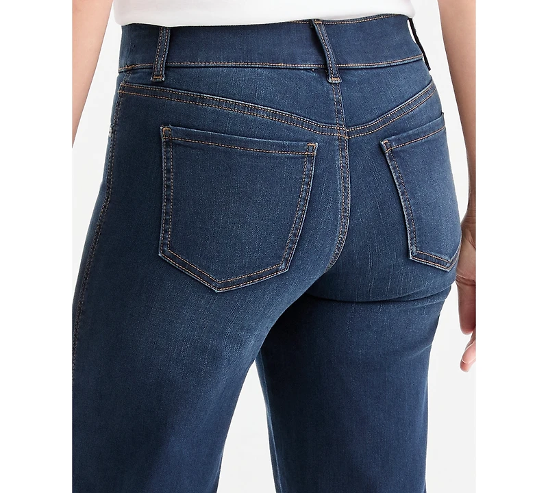 Style & Co Women's Shaping Wide-Leg Jeans, Macy's Exclusive