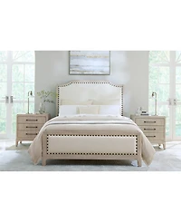 Sadie Sleigh King Wood Headboard, Macy's Exclusive