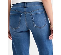 Style & Co Women's Shaping Pull-On Wide-Leg Jeans, Macy's Exclusive