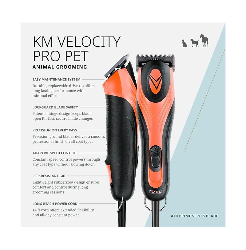 Wahl Pro Animal Km Velocity Corded Clipper