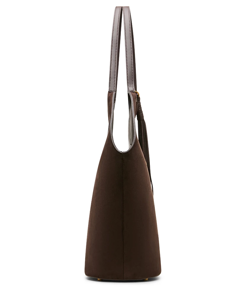 Anne Klein Magnetic Snap Small Tote Handbag