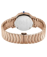 GV2 by Gevril Women's Spello Ii Swiss Quartz Diamond Ip Stainless Steel Bracelet Watch