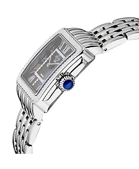 GV2 by Gevril Women's Padova Swiss Quartz Diamond Silver Stainless Steel Bracelet Watch