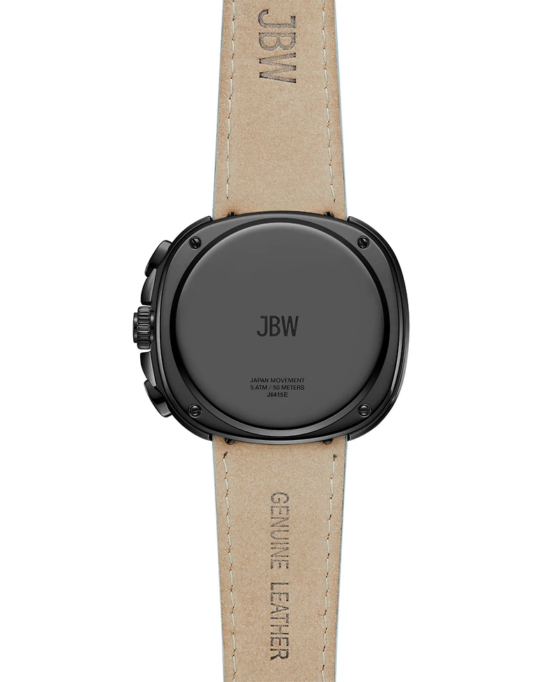 Jbw Men's Coast Ip Black Watch 42mm