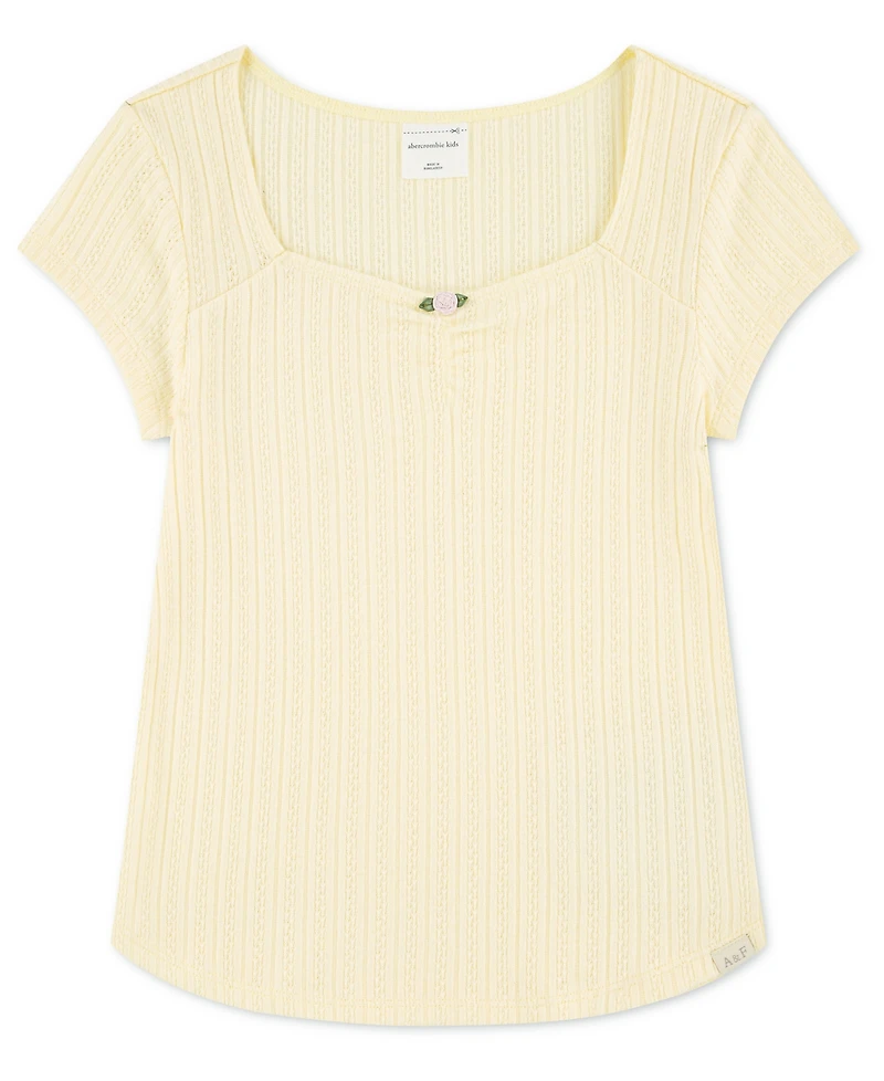 abercrombie kids Girls' 7-16 Short-Sleeve Top