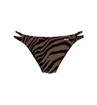 Lascana Women's Zebra Print Strappy Bikini Swimsuit Bottom