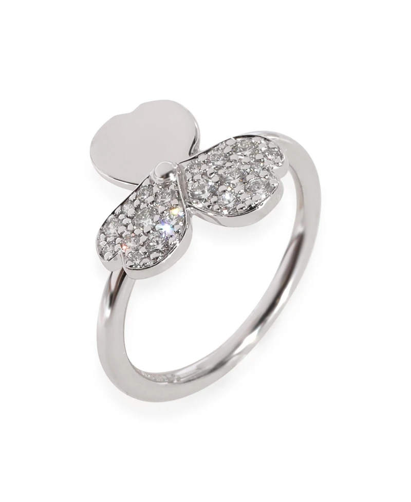 Pre-Owned Tiffany & Co Paper Flowers Diamond Ring in Platinum 0.16 Ctw