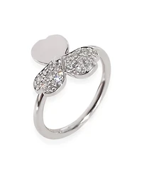 Pre-Owned Tiffany & Co Paper Flowers Diamond Ring in Platinum 0.16 Ctw