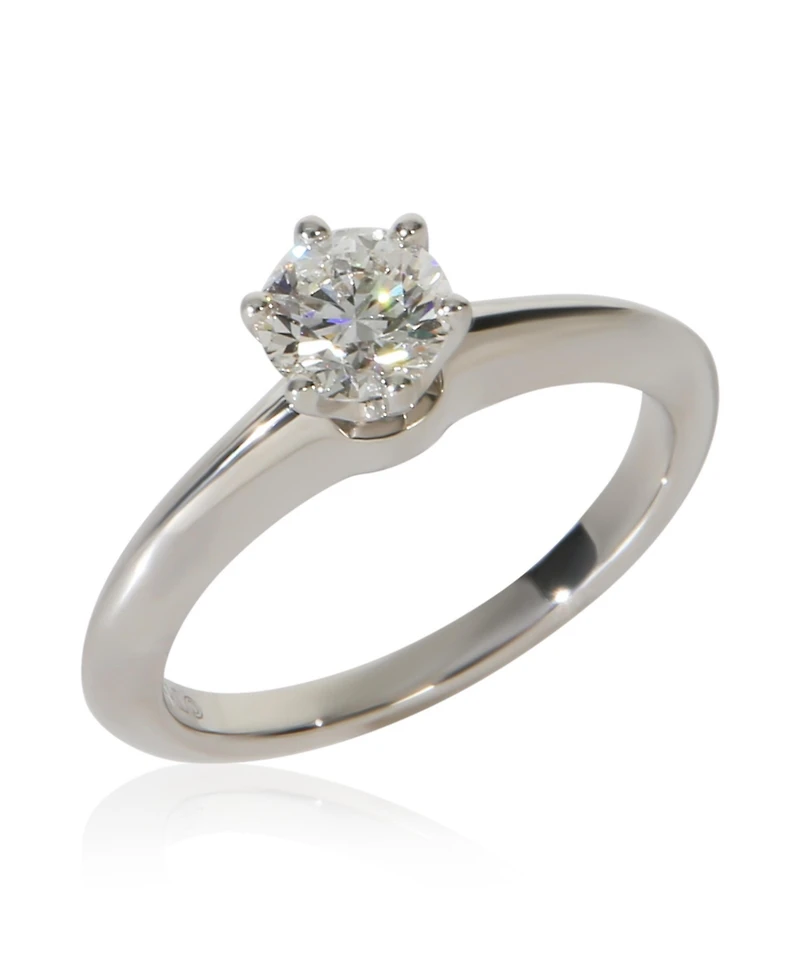 Pre-Owned Tiffany & Co 0.6 ct Round Brilliant Diamond Engagement Ring