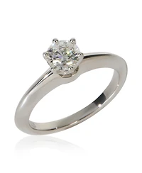 Pre-Owned Tiffany & Co 0.6 ct Round Brilliant Diamond Engagement Ring