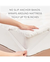 Linery & Co. 2 Inch Fiber Bed Down Alternative Mattress Pad