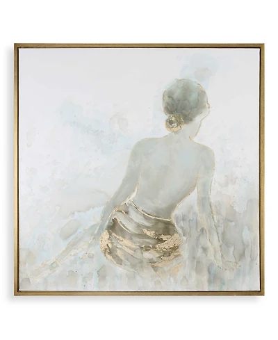 Uttermost Gold Highlights Hand Painted 50" Canvas Wall Art
