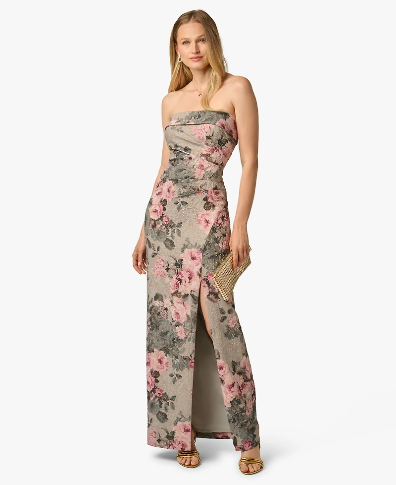 Adrianna Papell Women's Strapless Body Gown