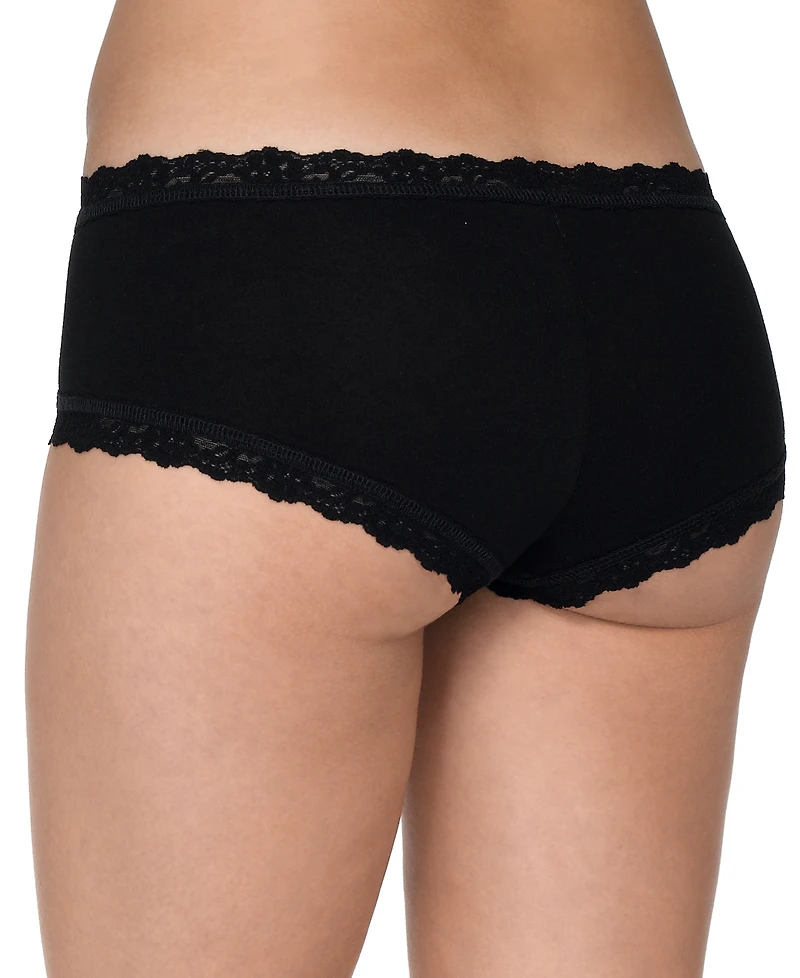 Hanky Panky Women's Supima Cotton Boyshort Panty