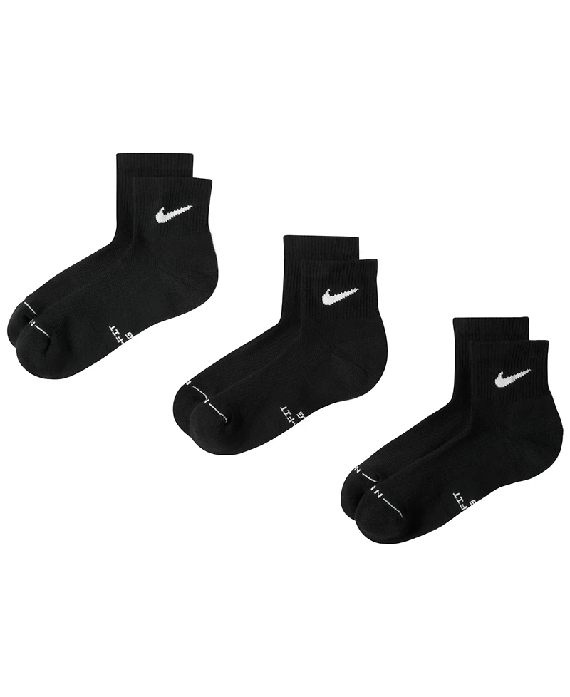 Nike Men's Everyday Elevated Ankle Socks, 3-Pack