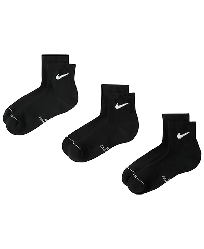 Nike Men's Everyday Elevated Ankle Socks, 3-Pack