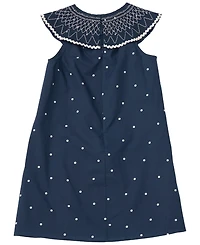 Cece Girls/Bernard Chaus Inc Girls' 7-16 Smocked Collar Mini Dress