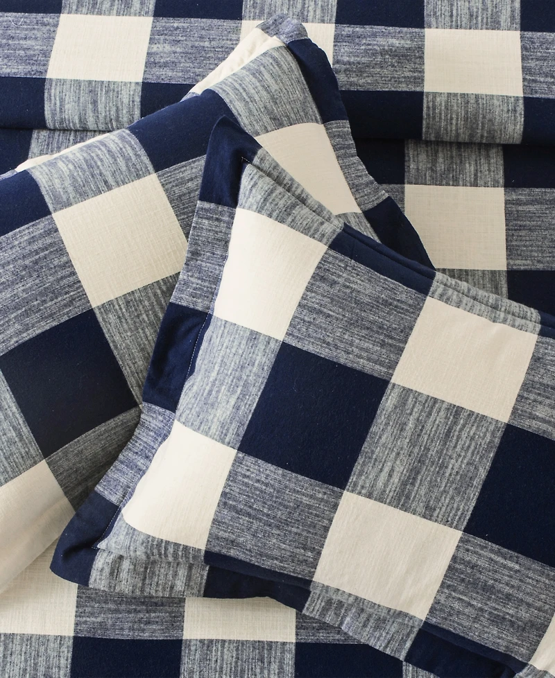 Levtex Home Highland Plaid Woven 3-Piece Comforter Set, King/California King
